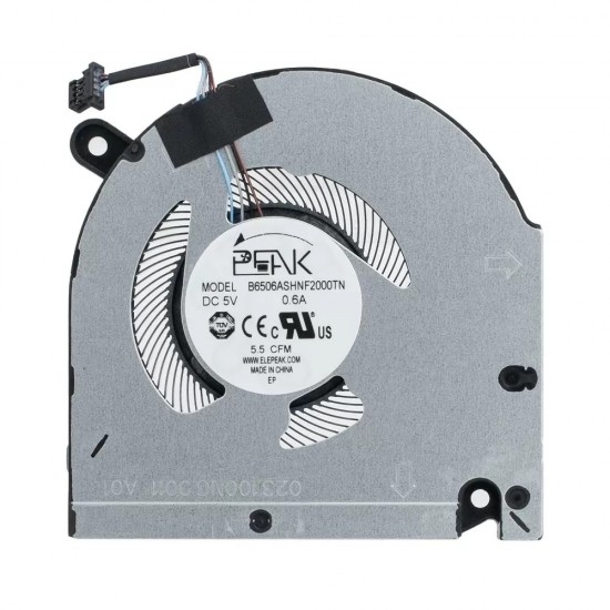 Cooler procesor Laptop, Dell, Vostro 7510, 0GJN2R, GJN2R, 6506ASHNF2000TN, 023.100NG.0011, EG50050S1-C130-S9A, 023.100NG.0021, 5V, 0.6A, CPU