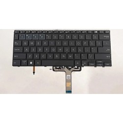 Tastatura Laptop, Asus, ExpertBook B5 Flip B5402F, B5402FEA, B5402C, B5402CBA, B5402CEA, B5402CVA, B5402F, B5402FBA, iluminata, neagra, layout US