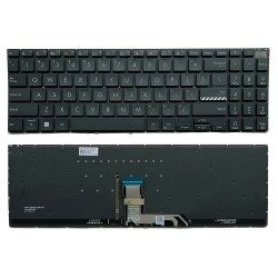 Tastatura Laptop, Asus, VivoBook Pro 15 M3500Q, M3500QA, M3500QC, iluminata, neagra, layout US