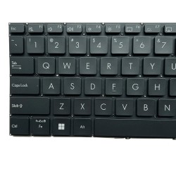 Tastatura Laptop, Asus, 0KNB0-562STA00, 0KNB0-562QUS00, 9Z.NJXBQ.001, 9Z.NJXBQ.203, NSK-UA32BQ01, NSK-UA32BQ03, AEXJDU01110, APIG0KNB0-562QUS00, iluminata, neagra, layout US