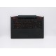 Carcasa superioara cu tastatura palmrest Laptop, Lenovo, Y700-15ISK Type 80NV, 80NW, 5CB0K97423, AP0ZF000300, iluminata, layout US