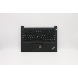 Carcasa superioara cu tastatura palmrest Laptop, Lenovo, Thinkpad E14 Type 20RA, 20RB, 5M10V17005, AP103000200, iluminata, layout US