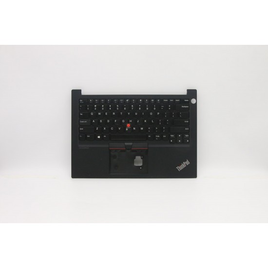Carcasa superioara cu tastatura palmrest Laptop, Lenovo, Thinkpad E14 Type 20RA, 20RB, 5M10V17005, AP103000200, iluminata, layout US