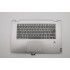 Carcasa superioara palmrest cu tastatura Laptop, Lenovo, FLEX-15IWL Type 81SR, 5CB0S17702, AM2G9000210, ET2G9000500, iluminata, cu fingerprint, gri, layout us