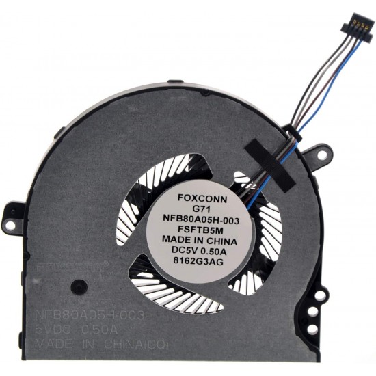 Cooler Laptop, HP, Pavilion 15-CC, 15T-CC, TPN-Q191, 927918-001, NFB80A05H-003, NS75000-16K11, 5V, 0.50A
