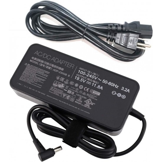 Incarcator Laptop Gaming, Asus, ROG Zephyrus M GU502G, GU502GU, GU502GV, GU502GW, GU502L, GU502LU, GU502LV, GU502LW, GU502LWS, ADP-230GB B, 230W, 19.5V, 11.8A, mufa 6.0x3.7mm