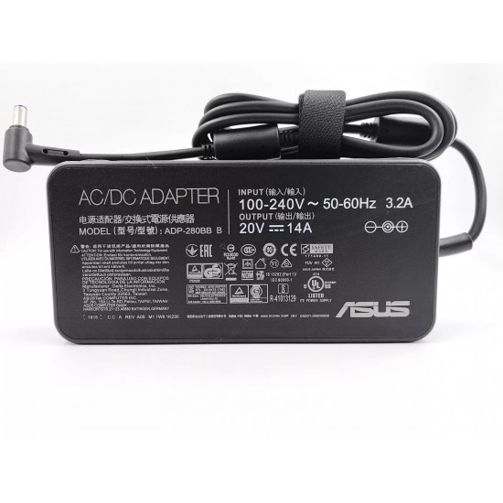 Incarcator Laptop Gaming, Asus, ROG Strix G703, G703GS, G703GI, G703VI, G703GX, G703GXR, ADP-280BB B, 280W, 20V, 14A, 6.0x3.7mm