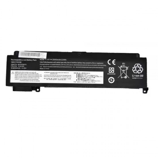 Baterie compatibila Laptop, Lenovo, Thinkpad T470S Type 20JS, 20JT, 20HF, 20HG, baterie secundara, SB10F46474, 01AV405, 11.4V, 2000mAh, 23Wh