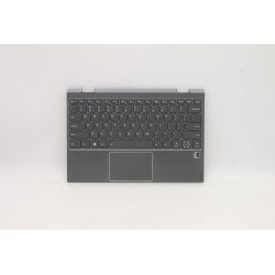 Carcasa superioara cu tastatura palmrest Laptop, Lenvo, Yoga 720-12IKB Type 81B5, 5CB0Q12259, 8S1102-02767, iluminata, Iron Grey, layout US