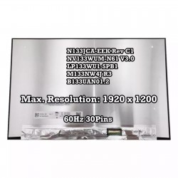 Display Laptop, Lenovo, ThinkPad X13 Gen 5 Type 21LU, 21LV, 13.3 inch, LED, FHD+, 1920x1200, IPS, non touch, 30 pini