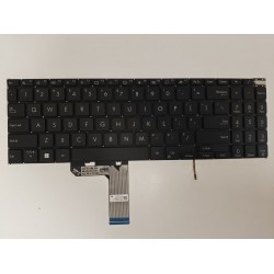Tastatura Laptop, Asus, VivoBook Pro 16X M7600Q, M7600QA, M7600QC, M7600QE, M7600R, M7600RE, iluminata, neagra, layout US