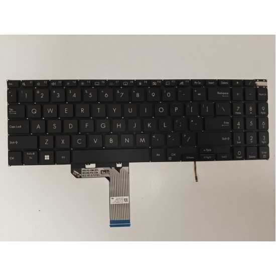 Tastatura Laptop, Asus, VivoBook Pro 16X N7600P, N7600PC, N7600Q, N7600QA, N7600QC, N7600QE, N7600Z, N7600ZE, iluminata, neagra, layout US