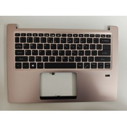 Carcasa superioara cu tastatura palmrest Laptop, Acer, Aspire 1 SF114-32, N17W6, 6B.GZPN1.009, roz, layout US