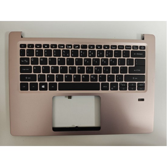 Carcasa superioara cu tastatura palmrest Laptop, Acer, Aspire 1 SF114-32, N17W6, 6B.GZPN1.009, roz, layout US