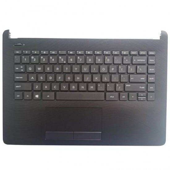 Carcasa superioara cu tastatura palmrest Laptop, HP, 14-BW, 14Z-BW, 925309-001, TSCEA0P1008020, EA0P1008020, neagra, layout US