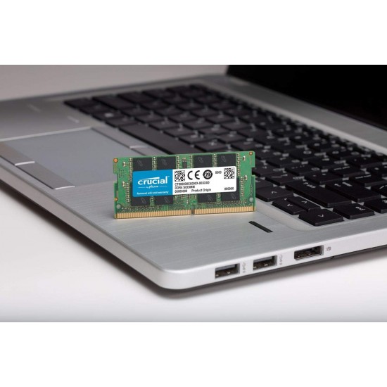 Memorie Laptop NoteBook Crucial, 16GB, DDR4, 2666Mhz, PC4-21300, Sodimm 260 Pin, 1.2V, CL19, CT16G4SFRA266