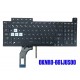 Tastatura Laptop Gaming, Asus, ROG Strix Scar 17 G732L, G732LU, G732LV, G732LW, G732LWS, G732LXS, iluminata RGB 8 pini, layout US