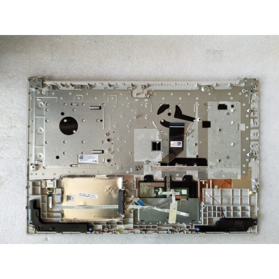 Carcasa superioara cu tastatura palmrest Laptop, Lenovo, IdeaPad 330-17IKB Type 81DK, 5CB0N96283, AP143000710, argintie, layout UK
