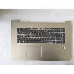Carcasa superioara cu tastatura palmrest Laptop, Lenovo, IdeaPad 330-17IKB Type 81DK, 5CB0N96283, AP143000710, argintie, layout UK