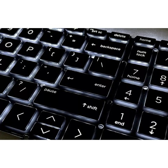 Tastatura Laptop, HP, 15-DA, 15T-DA, 15-DB, 15T-DB, 15G-DR, 15G-DX, iluminata, gri, layout US