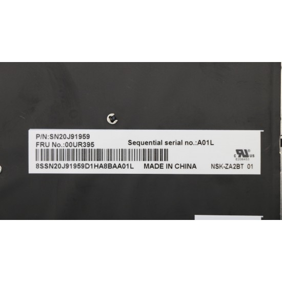 Tastatura Laptop, Lenovo, ThinkPad T460p Type 20FX, 20FW, 00UR355, 00UR395, iluminata, layout US