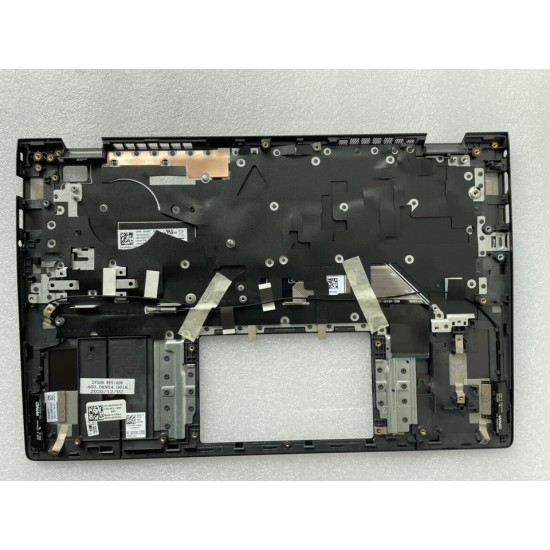Carcasa superioara cu tastatura palmrest Laptop, Dell, Vostro 5401, 5402, NRT55, 0NRT55, 0DY5HN, DY5HN, 460.0KN04.0016, iluminata, gri, layout US