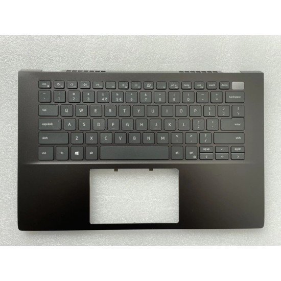 Carcasa superioara cu tastatura palmrest Laptop, Dell, Vostro 5401, 5402, NRT55, 0NRT55, 0DY5HN, DY5HN, 460.0KN04.0016, iluminata, gri, layout US