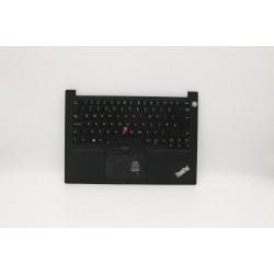 Carcasa superioara cu tastatura palmrest Laptop, Lenovo, Thinkpad E14 Type 20RA, 20RB, 5M10V17060, AP1D3000400, AM1D3000600, iluminata, layout UK