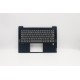 Carcasa superioara cu tastatura palmrest Laptop, Lenovo, IdeaPad S540-14API Type 81NH, 5CB0S17290, AM2GE000B40, FA2GE000J00, albastra, iluminata, layout UK