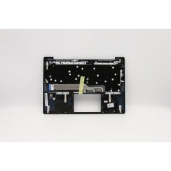 Carcasa superioara cu tastatura palmrest Laptop, Lenovo, IdeaPad S540-14IML Type 81NF, 5CB0S17290, AM2GE000B40, FA2GE000J00, albastra, iluminata, layout UK