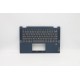 Carcasa superioara cu tastatura palmrest Laptop, Lenovo, IdeaPad Flex 5-14ARE05 Type 81X2, 82DF, 5CB1B36461, 460.0MD05.0001, Fingerprint, Abyss Blue, layout US