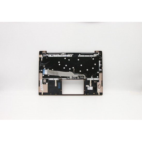 Carcasa superioara cu tastatura palmrest Laptop, Lenovo, IdeaPad S540-14API Type 81NH, 5CB0S17258, AM2GE000B30, Cooper, iluminata, layout UK