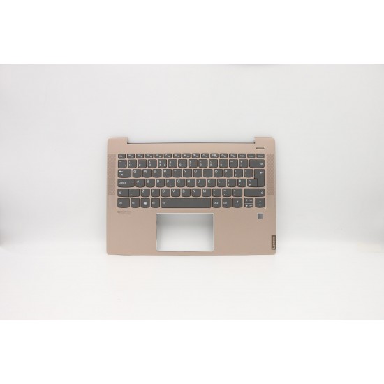 Carcasa superioara cu tastatura palmrest Laptop, Lenovo, IdeaPad S540-14API Type 81NH, 5CB0S17258, AM2GE000B30, Cooper, iluminata, layout UK