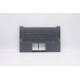 Carcasa superioara cu tastatura palmrest Laptop, Lenovo, Yoga Slim 7-14ITL05 Type 82A3, 82HA, 82A6, 5CB0Z32103, 4BLS2TALV80 3A, iluminata, gri layout US