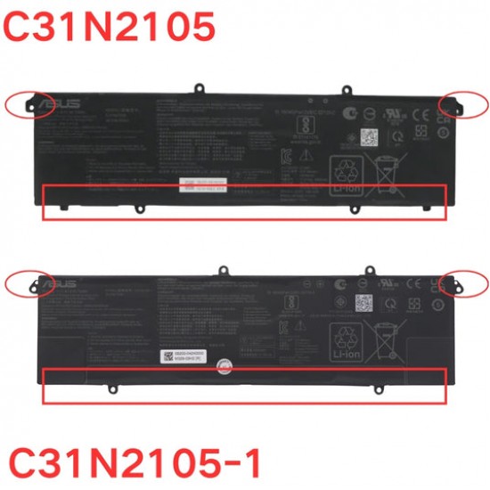 Baterie Laptop, Asus, VivoBook S 14 Flip TP3402V, TP3402VA, TN3402Q, TN3402QA, TP3402Z, TP3402ZA, 0B200-04140000, 3ICP6/70/81, C31N2105, 11.61V, 5895mAh, 70Wh