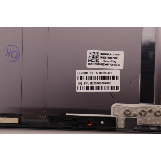 Capac Display Laptop, Lenovo, IdeaPad 5 Pro 16IAH7 Type 82SK, 5CB1H95498, HQ20706697000, Storm Grey