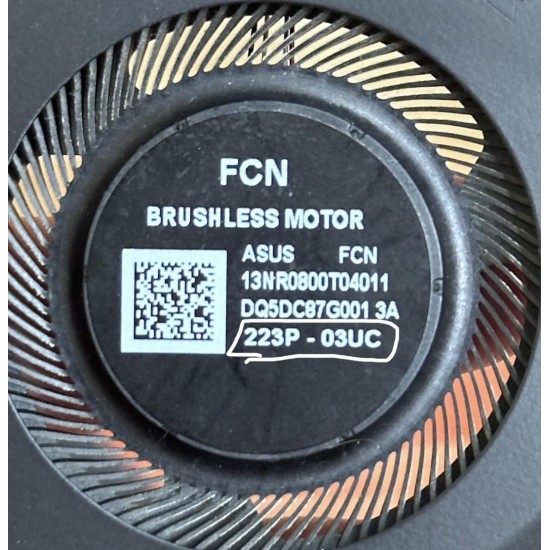 Cooler placa video Laptop Gaming, Asus, ROG Zephyrus G15 GA503R, GA503RM, GA503RS, GA503RW, GA503RX, 13NR0800T04011, DFSCK221151812-FPPQ, DQ5DC87G001, 12V, 1A, GPU