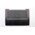Carcasa superioara cu tastatura palmrest Laptop, Lenovo, Flex 4-1480 Type 80VD, 5CB0L45049, AM1JG000210, AM1JG000330, iluminata, neagra, layout UK
