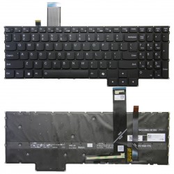 Tastatura Laptop, Lenovo, Legion Pro 7 16IRX8H Type 82WQ, neagra, iluminata, RGB, layout US