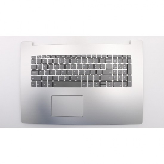 Carcasa superioara cu tastatura palmrest Laptop, Lenovo, IdeaPad V320-17ISK Type 81B6, 5CB0R20162, AP19D000510, AM143000500, DG721, Platinum Grey, layout US