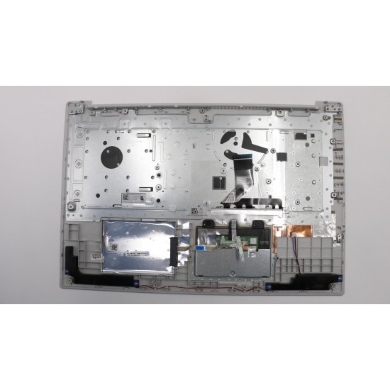 Carcasa superioara cu tastatura palmrest Laptop, Lenovo, IdeaPad V320-17ISK Type 81B6, 5CB0R20162, AP19D000510, AM143000500, DG721, Platinum Grey, layout US