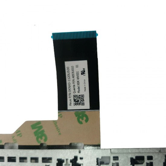 Tastatura Laptop, Asus, VivoBook 15 P1504D, P1504DA, P1504F, P1504FA, P1504J, P1504JA, P1504U, P1504UA, neagra, layout US