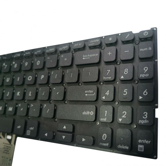 Tastatura Laptop, Asus, VivoBook 15 P1504D, P1504DA, P1504F, P1504FA, P1504J, P1504JA, P1504U, P1504UA, neagra, layout US