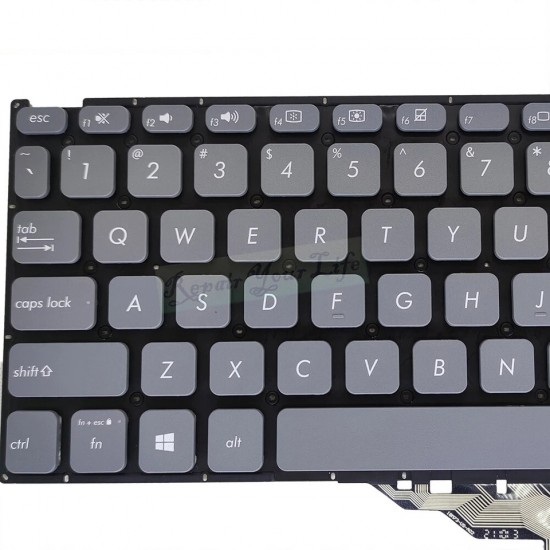Tastatura Laptop, Asus, VivoBook 15 F512D, F512DA, F512F, F512FA, F512FB, F512FJ, F512FL, F512J, F512JA, F512JP, F512U, F512UA, gri, layout US