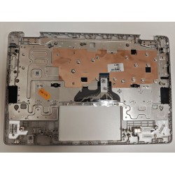 Carcasa superioara cu tastatura palmrest Laptop, HP, ChromeBook X360 14A-CA, M76085-001, M76085-B31, EA0GI012010, alba, layout US