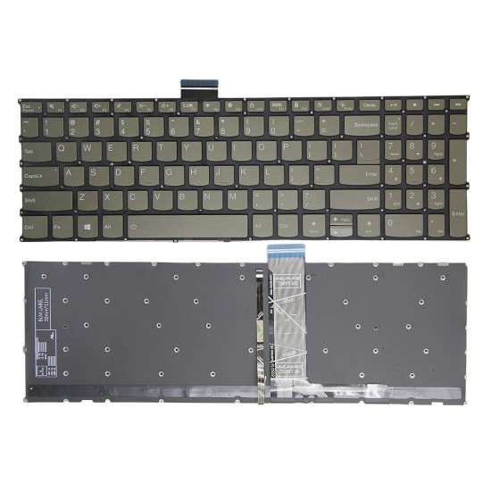 Tastatura Laptop, Lenovo, ThinkBook 15 G3 ACL Type 21A4, iluminata, Dark Moss, layout US