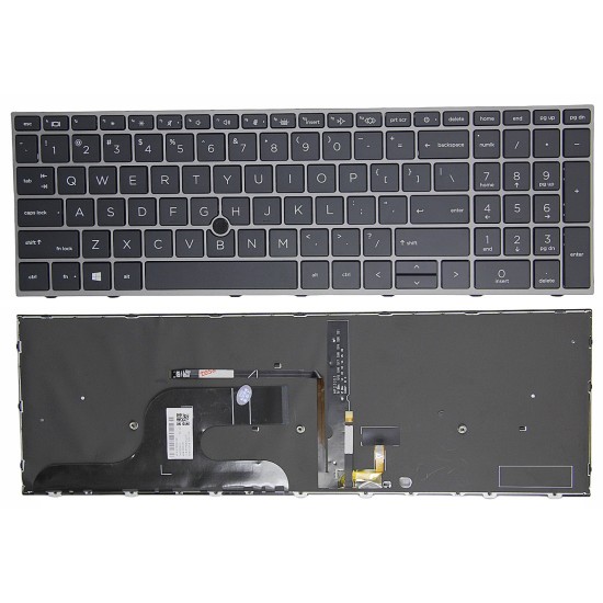 Tastatura Laptop, HP, Zbook Fury 15 G8, iluminata, layout US