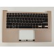 Carcasa superioara cu tastatura palmrest Laptop, Asus, VivoBook 14 X1404Z, X1404ZA, 90NB1003-R30UI1,  X1404ZA-1C, 13NB1000M010111, 39XJWTAJN30, FAXJW004010, iluminata, roz, layout US