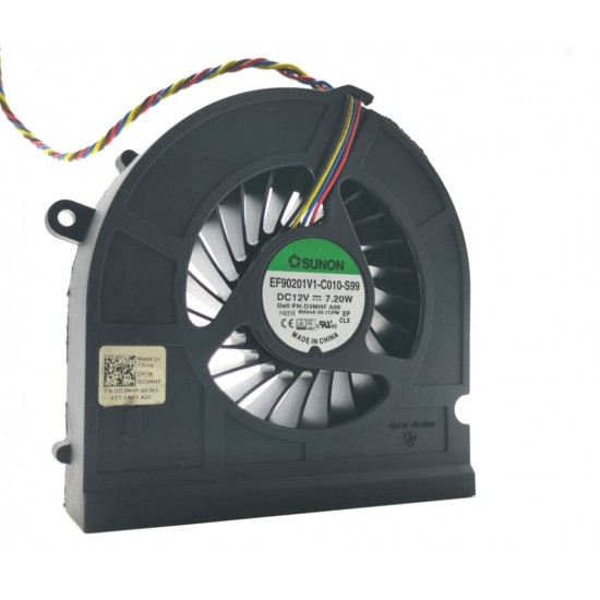 Cooler Desktop All in one (AIO), Dell, Inspiron One 2020, D3MHF, 0D3MHF, EF90201V1-C010-S99, BUB0812DD-CJ62, 12V, 7.20W