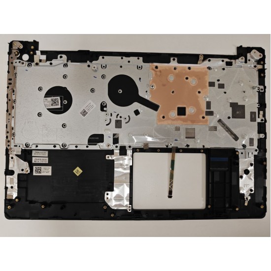 Carcasa superioara cu tastatura palmrest Laptop, Dell, Vostro 15 3580, 3581, 3582, 3583, 086HKP, 86HKP, 0T8HK5, AP2EL000200, FA2EL000200, iluminata, neagra, layout US